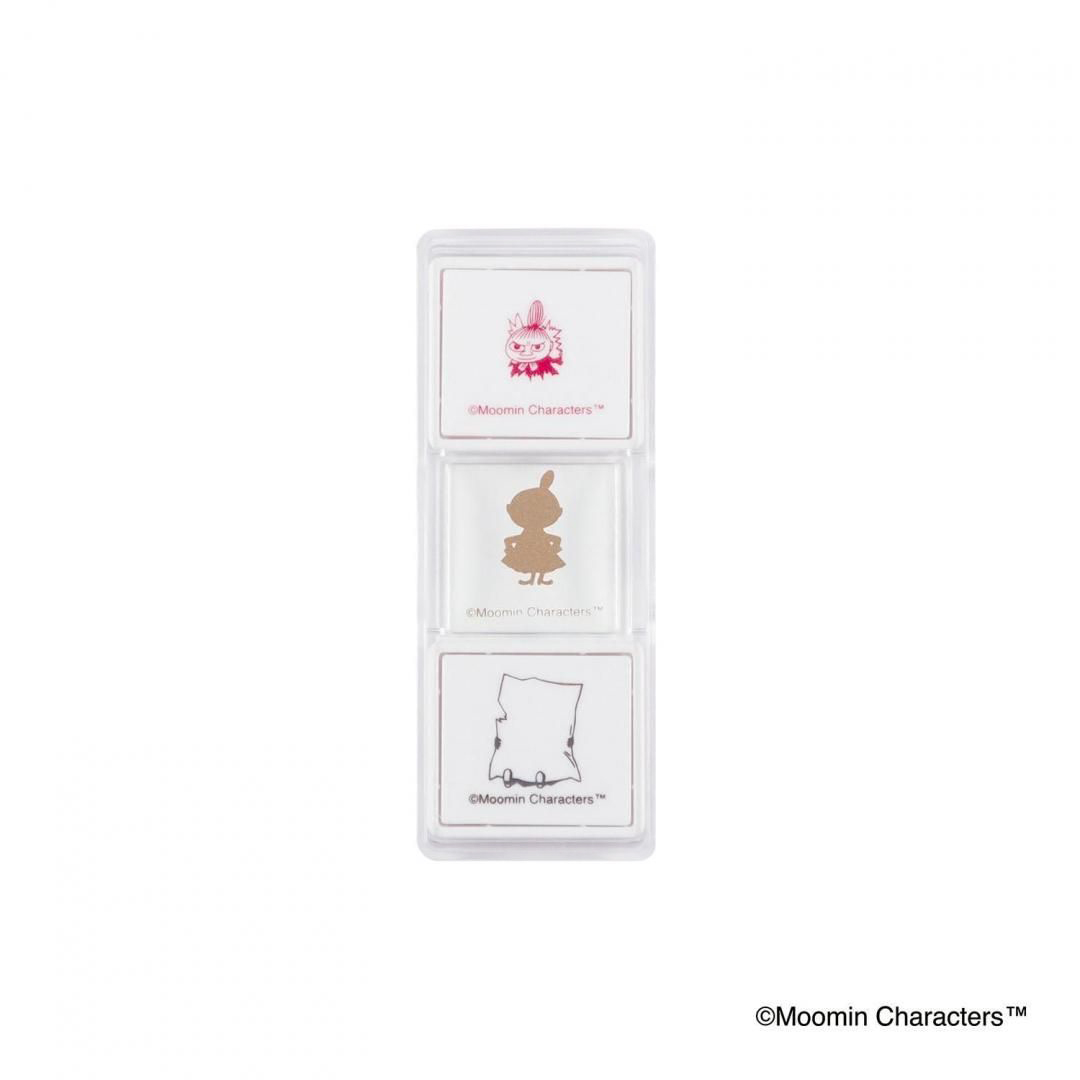 現貨｜Little My 阿美 Moomin 姆明 Kutsuwa 日版 Hancoco slide 可堆疊 雙色雙圖案 印章 (TL002B)