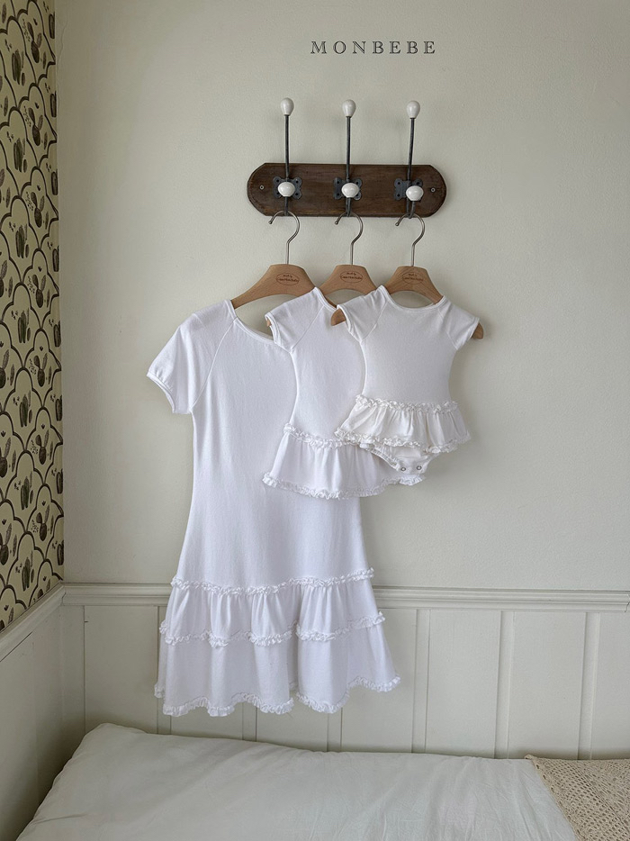 🇰🇷Monbebe包屁/裙ivory 親子 