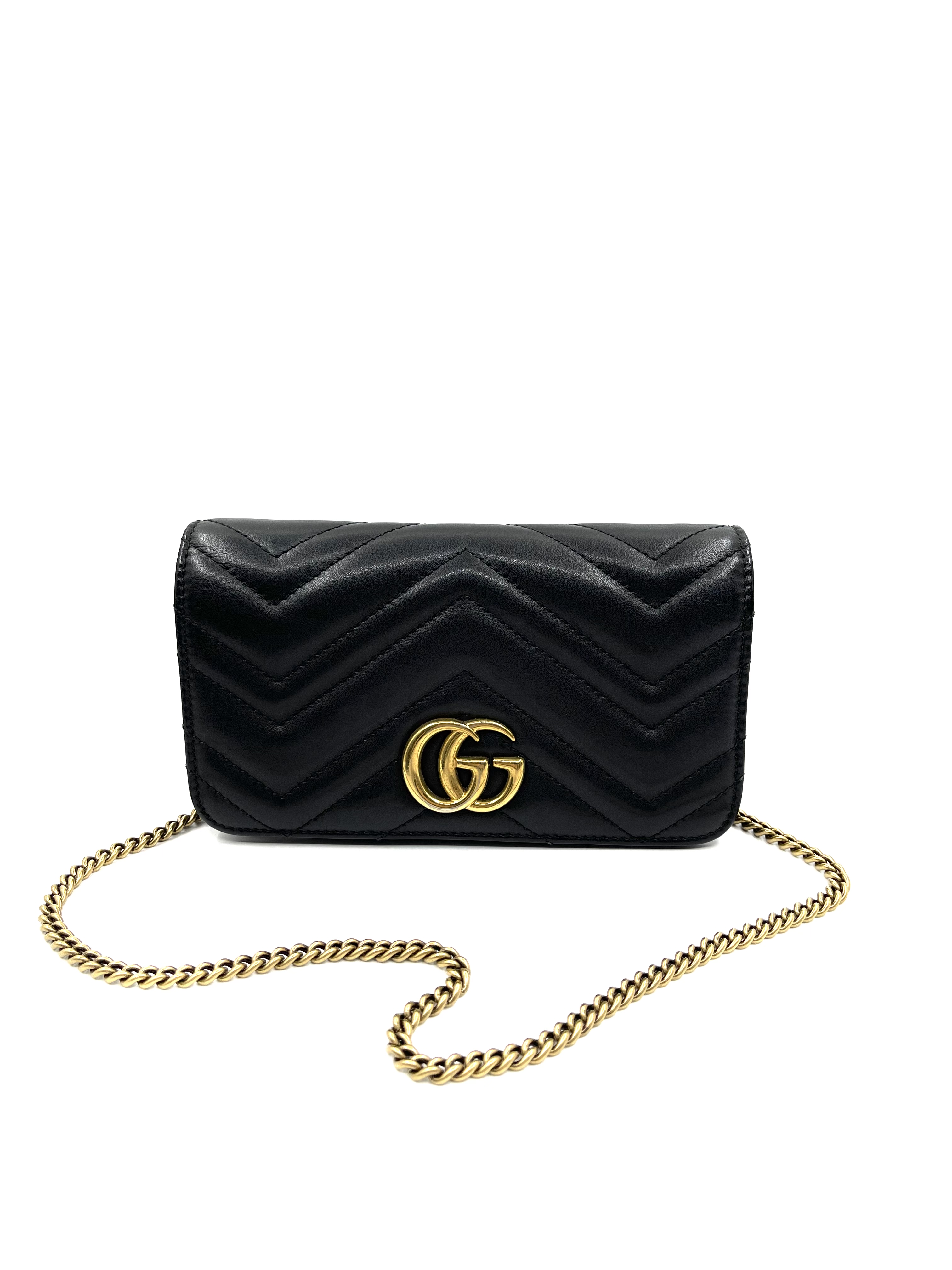 Pre-owned Gucci Marmont Clutch On Chain / Product code: 2491302