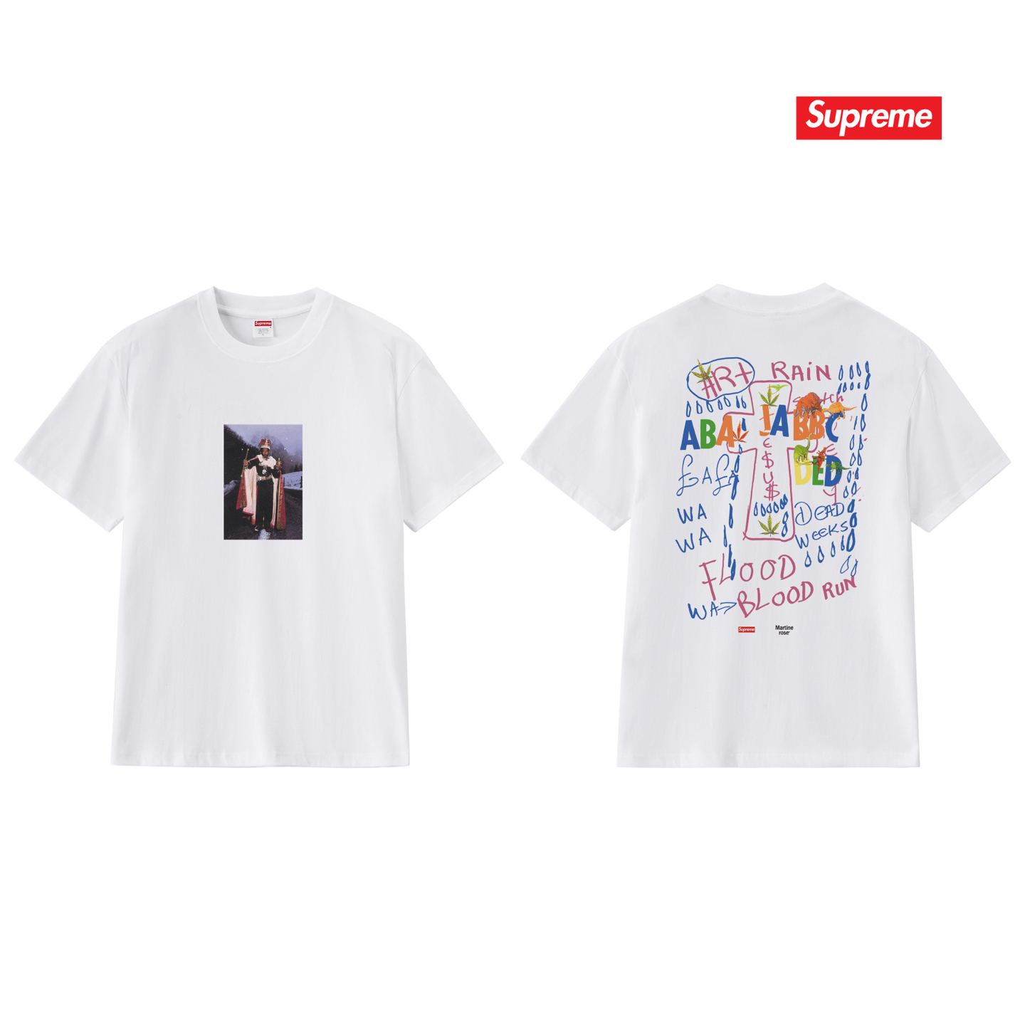 Supreme x Martine Rose Lee Scratch Perry Tee
