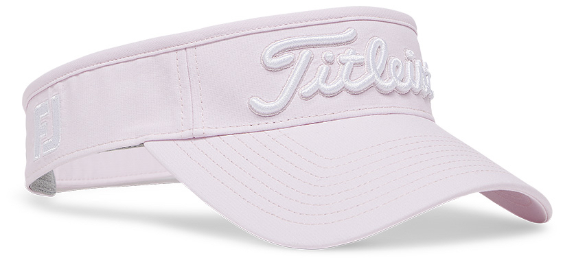 TITLEIST TOUR PERFORMANCES VISOR 職業無頂帽 - 淺粉底白字