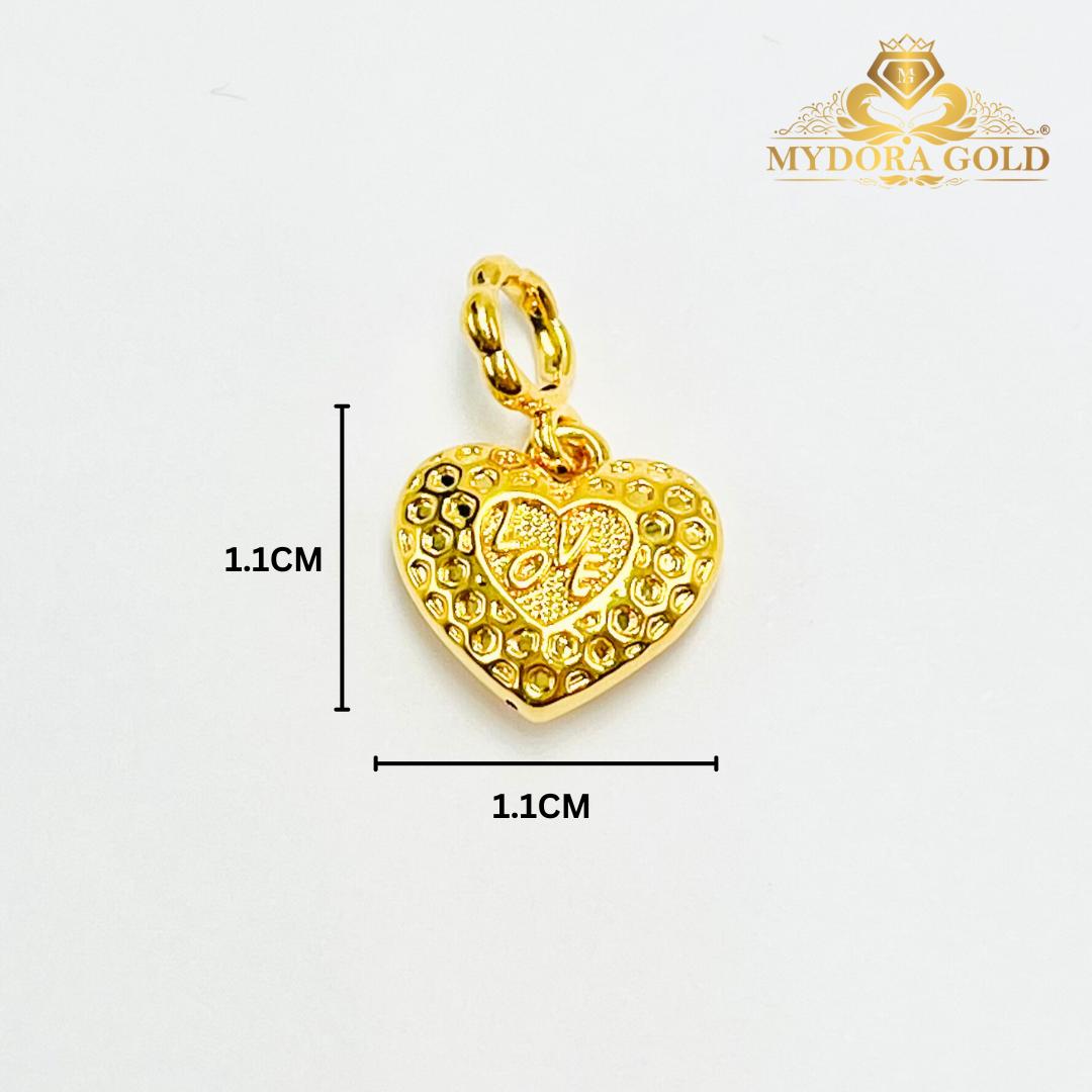 MYDORA Charm Bunga Rose (5G) l EMAS 916/22K
