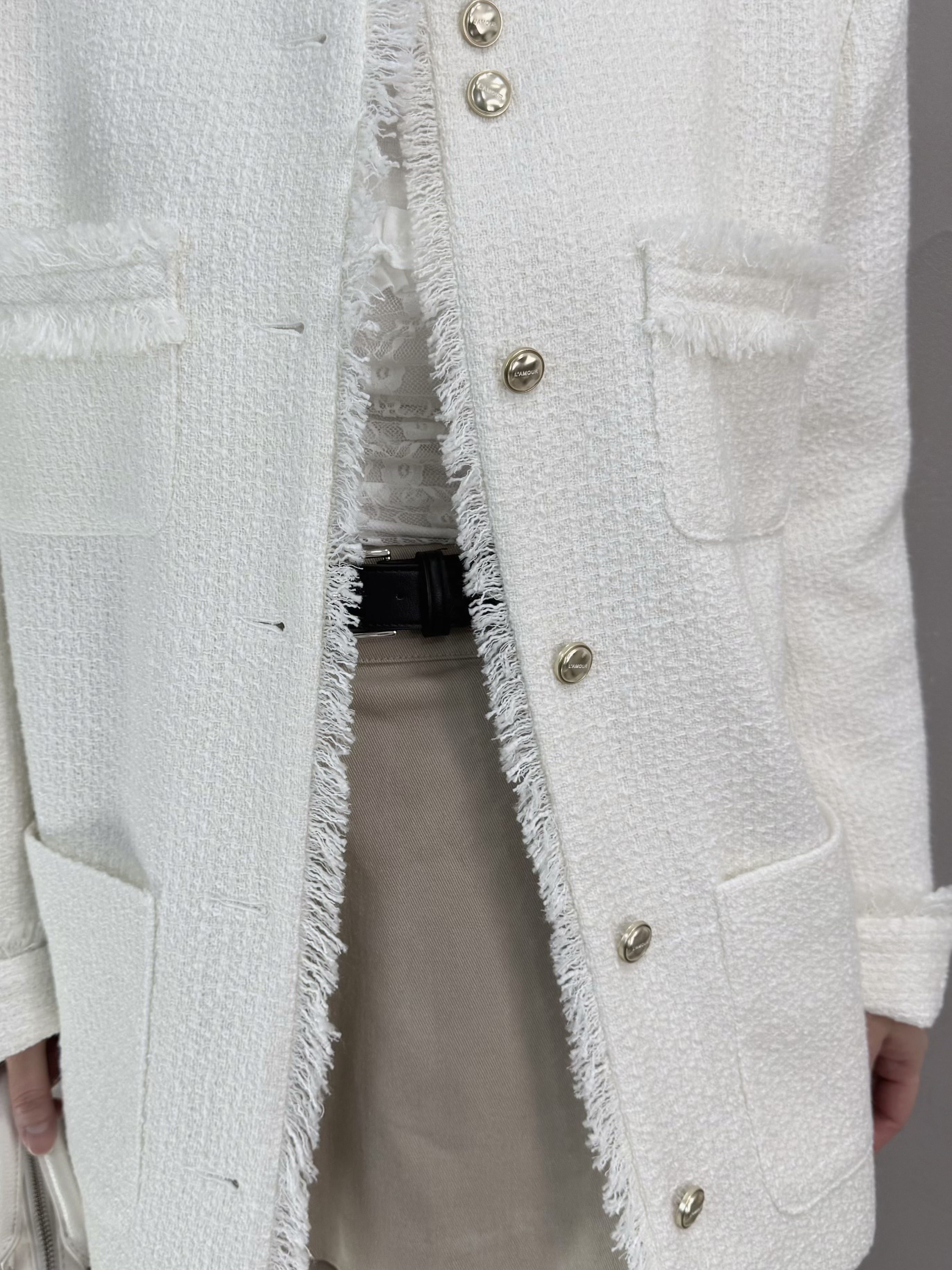 G60 薄Tweed料外套