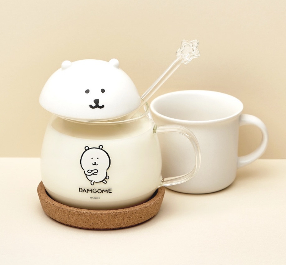 韓國預訂📍Joke Bear得意大頭樣水杯/玻璃杯