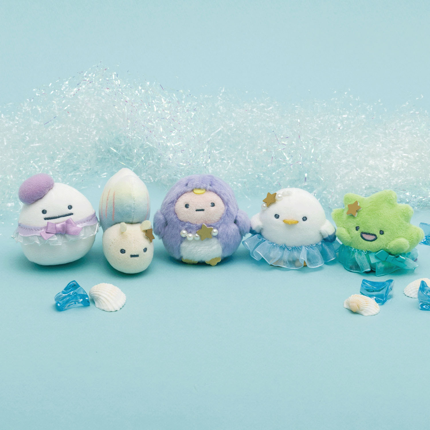 角落生物 - 企鵝潟湖系列手玉公仔 (紫色帽子小鬼款)