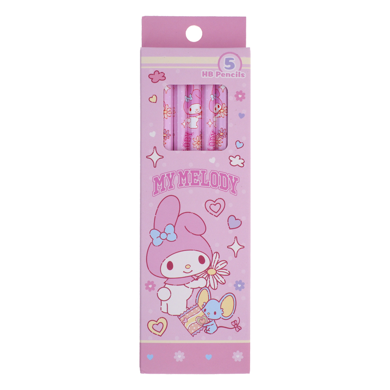 My Melody HB Pencil – Hexagon Shape (5 Pcs) 5支裝 "六角形" 鉛筆