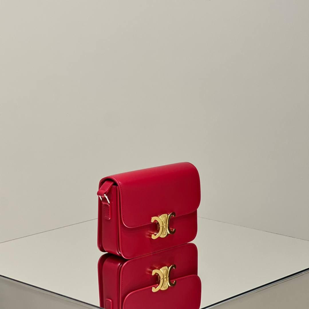 🔥大货实拍图 𝗖𝗘𝗟𝗜𝗡𝗘 ♥ 𝗧𝗘𝗘𝗡 𝗧𝗥𝗜𝗢𝗠𝗣𝗛𝗘 型号：188423 中号尺寸：22.5*16*7cm 小号尺寸：18.5*14*6cm