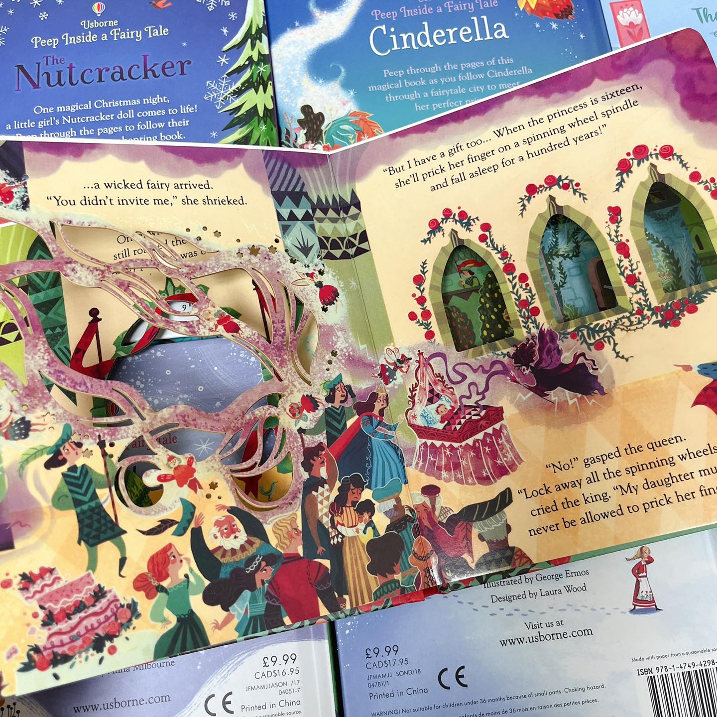 Usborne Peep Inside A Fairy Tale 偷偷看裡面 經典童話故事 立體翻翻書 洞洞書｜10 books