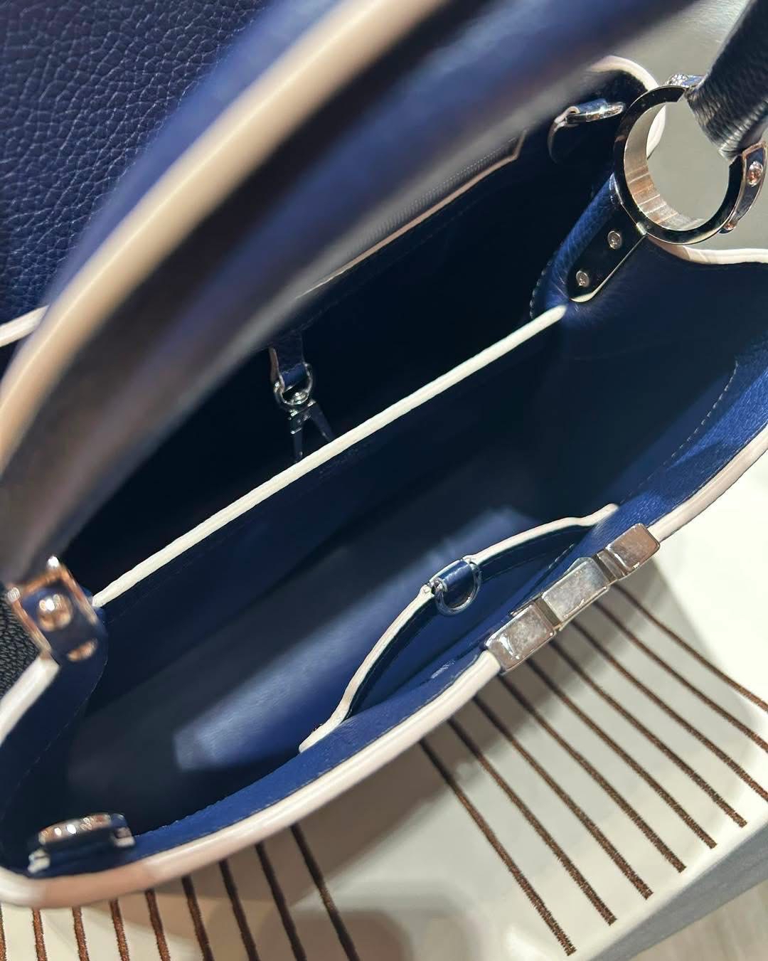 Lv Capucines leather 2way bag   100%Authentic, 98%new  ✅長肩帶✅Dust bag