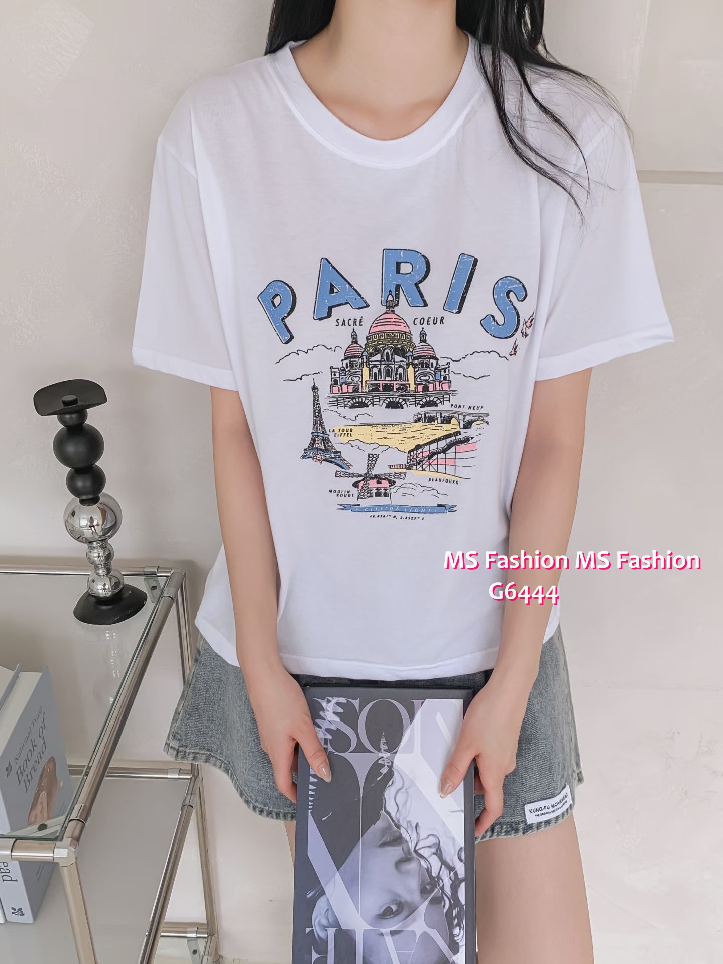 G6444 靚色靚print tee