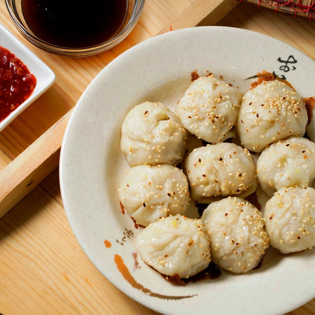 台灣師大夜市排隊名店 #會爆漿噴汁的小煎包！