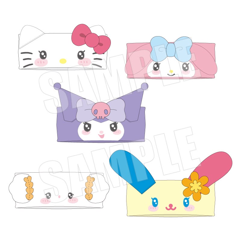 ✨連線商品需補運費✨極樂湯 x Sanrio 束髮帶