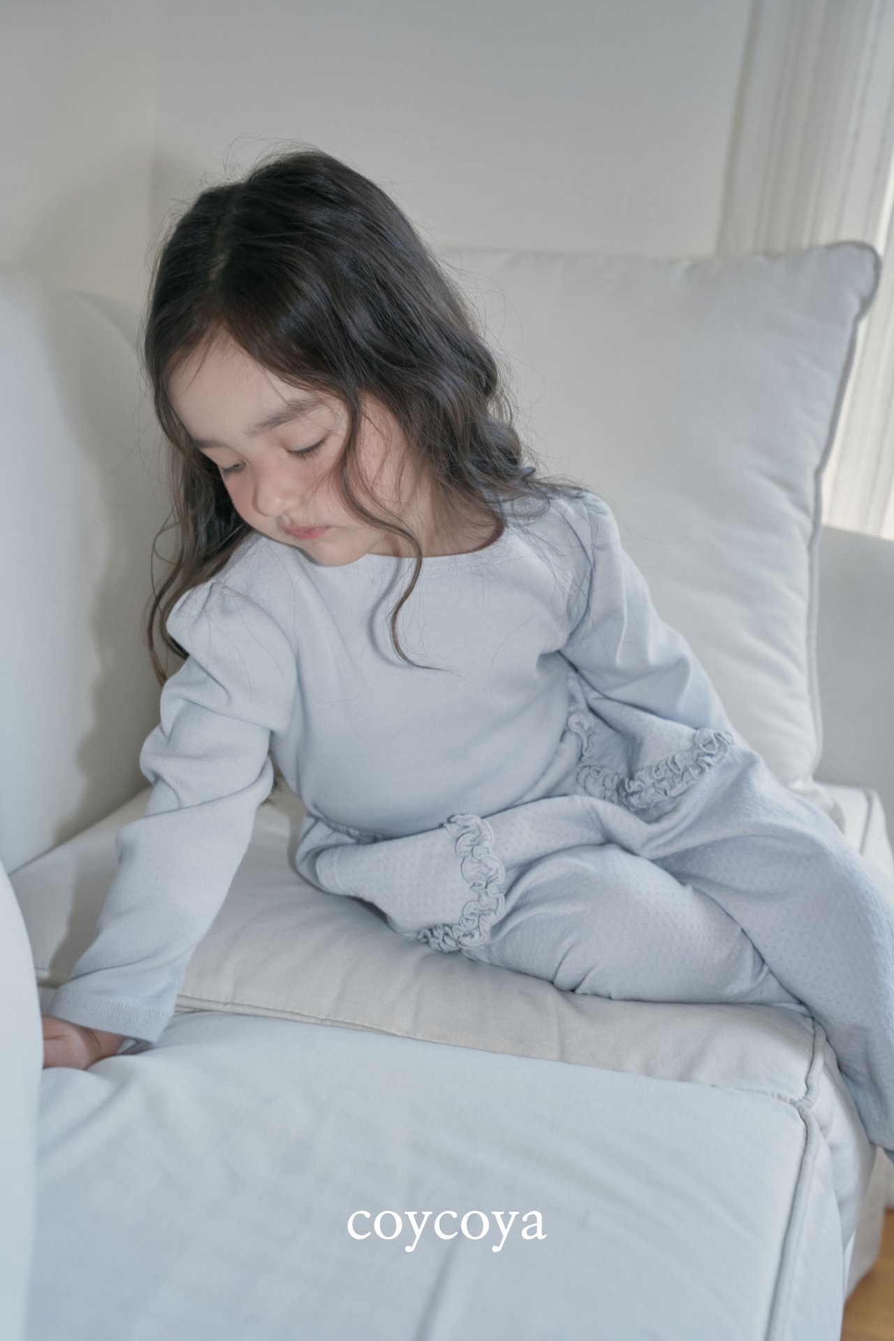 🌸預訂 韓國直送🌸🇰🇷COYCOYA兩色優雅褶皺長袖上衣