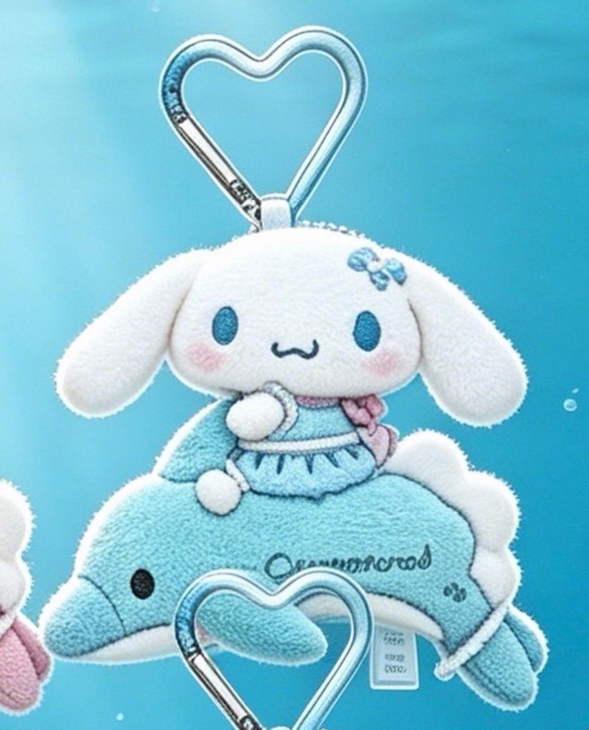 [7月尾到貨]Sanrio 7月新款海豚公仔掛件系列