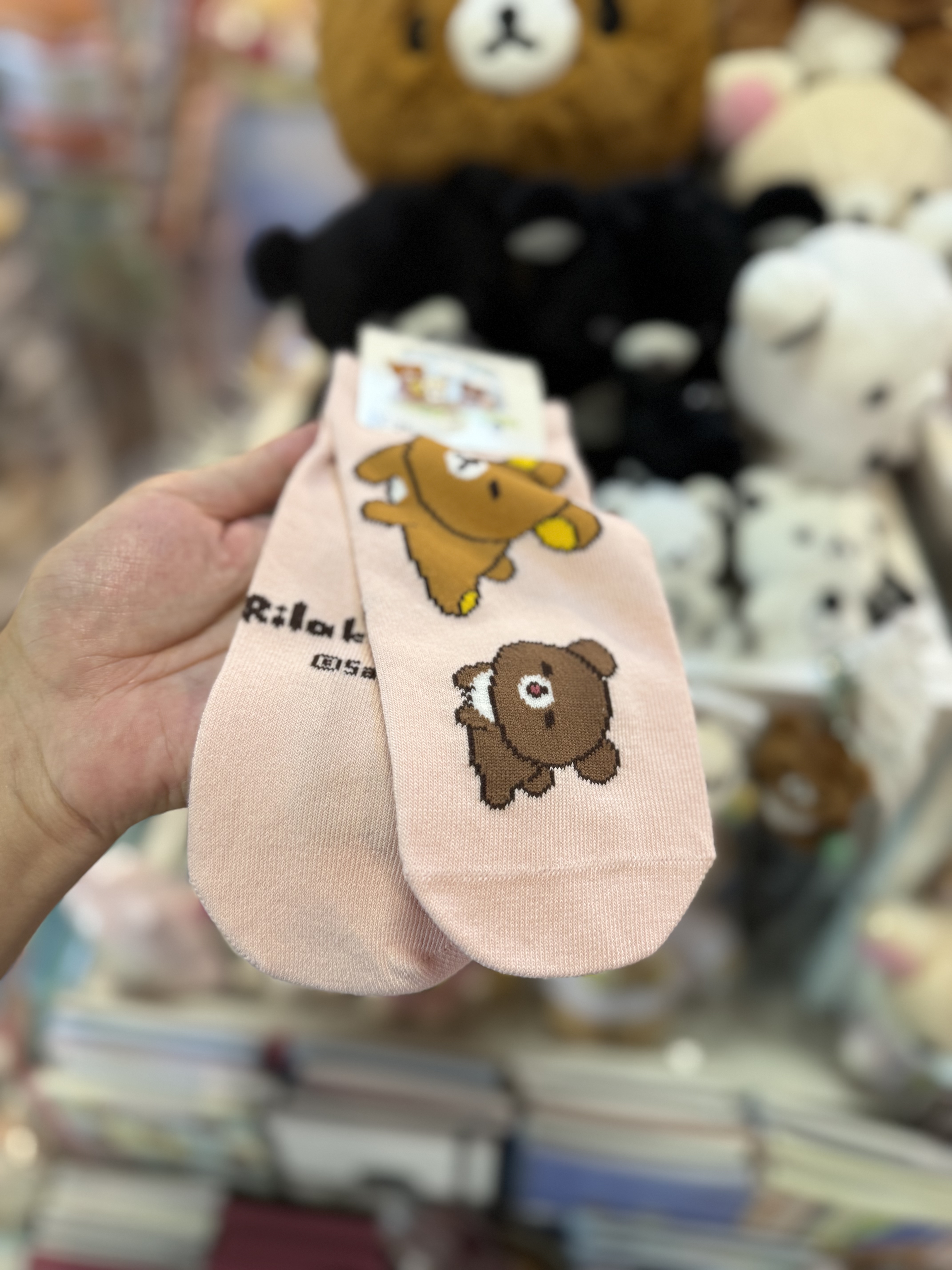 《現貨》全新日本限定小熊10週年紀念系列 茶小熊大人襪