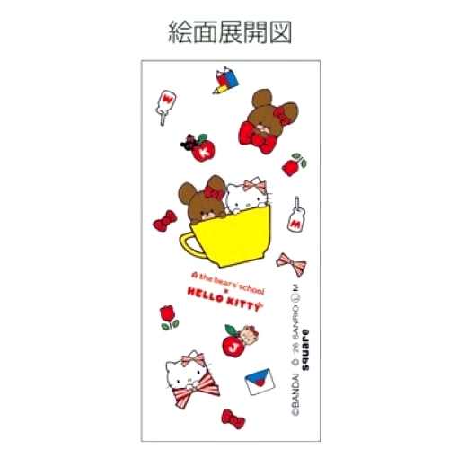 現貨｜The Bears' School x Hello Kitty 小熊學校 Jackie熊 日本製 3用筆 (2色原子筆+鉛芯筆) KN26-42