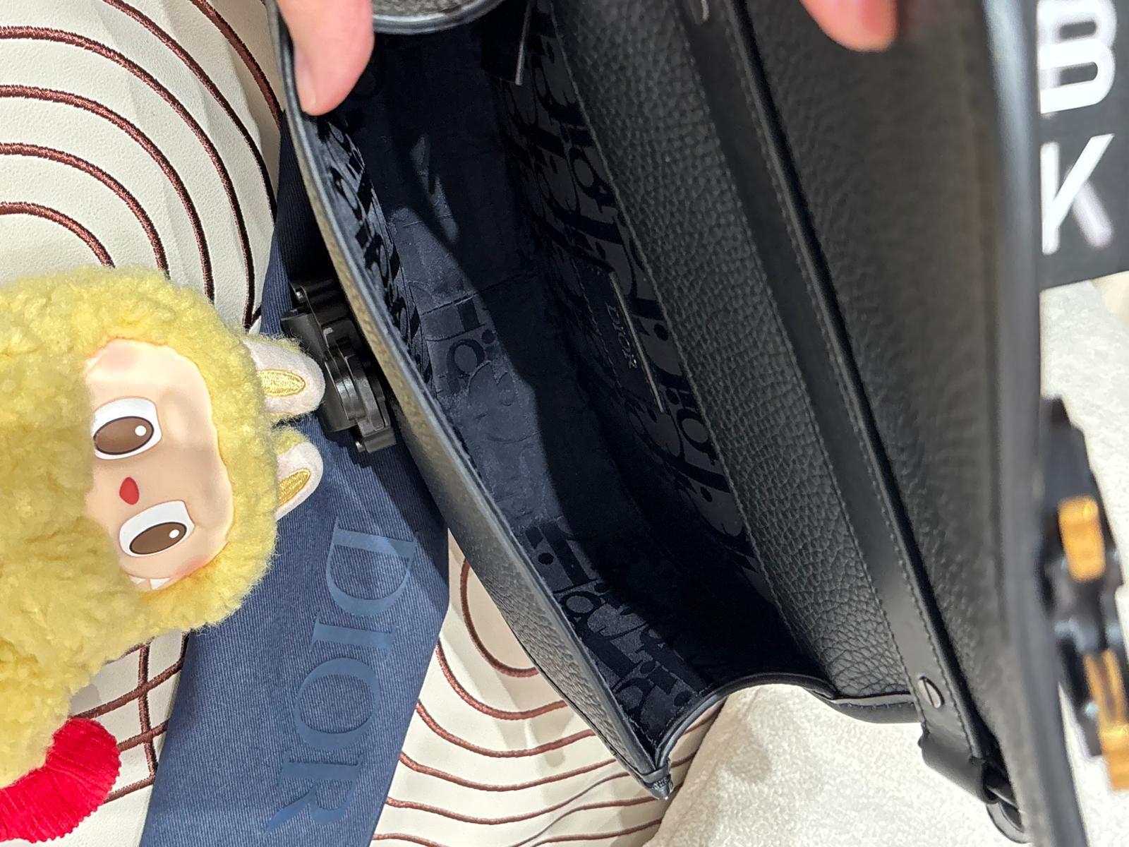 Dior Mini Gallop Shoulder Bag calfskin 100%Authentic, 98%New ✅Dust bag