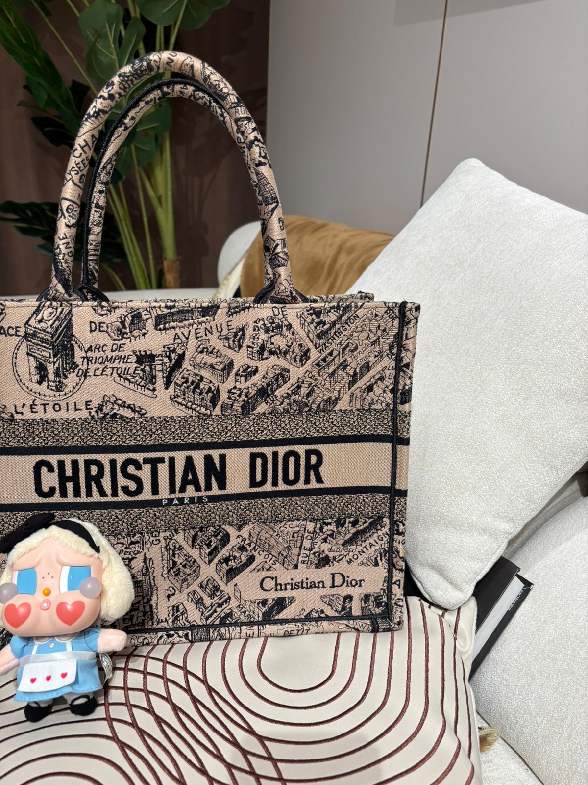 Dior Booktote Medium 100%Authentic, 98%New ✅Dust bag