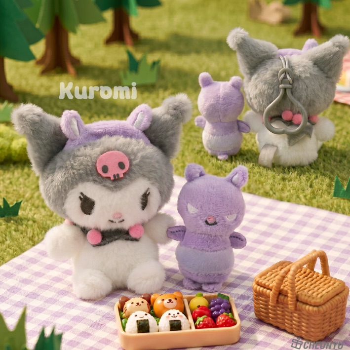 預訂 | 韓國版 SANRIO 好朋友野餐系列公仔掛件