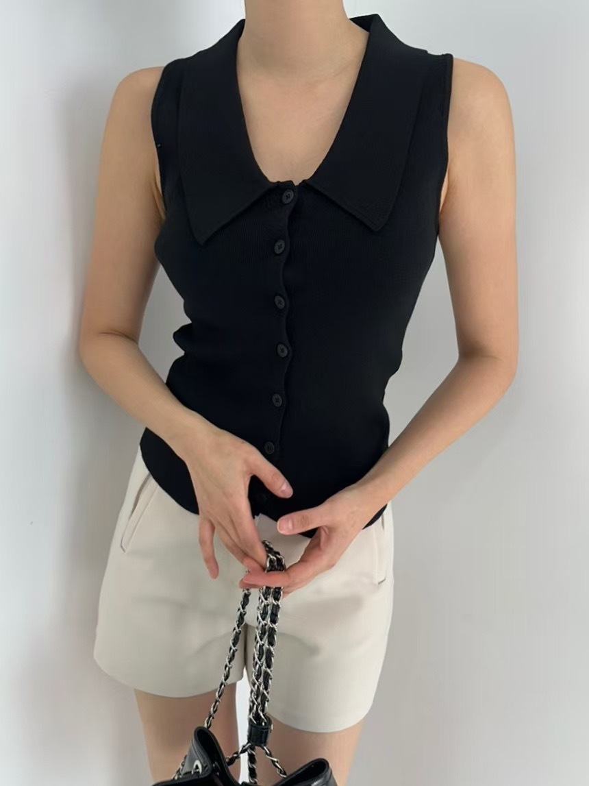 ♥︎法式氣質Polo上衣