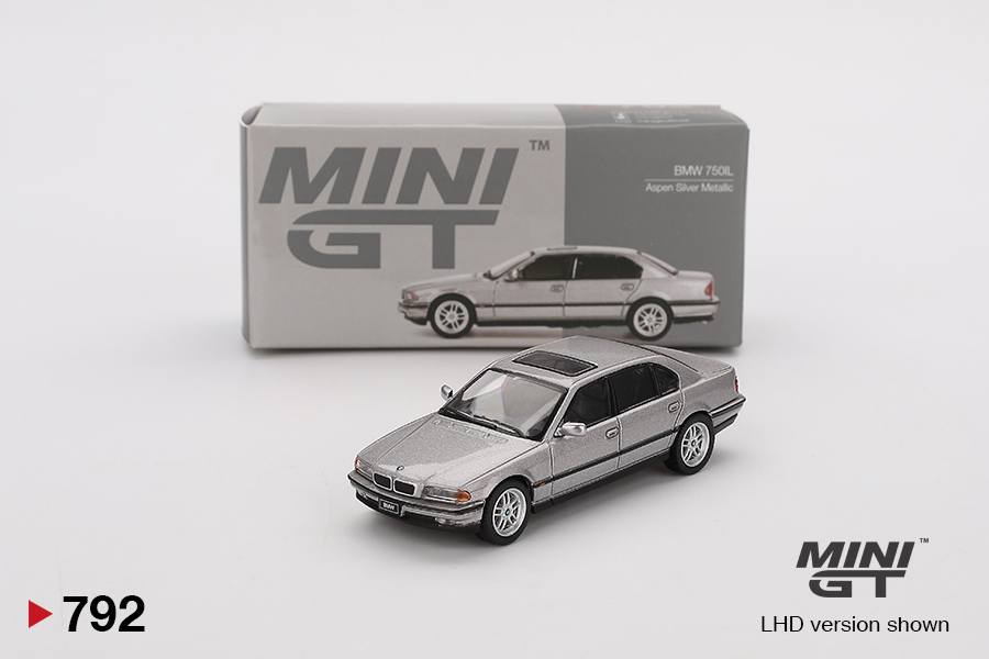 Mini GT 1/64 BMW 750IL Aspen Silver Metallic- MGT00792-R