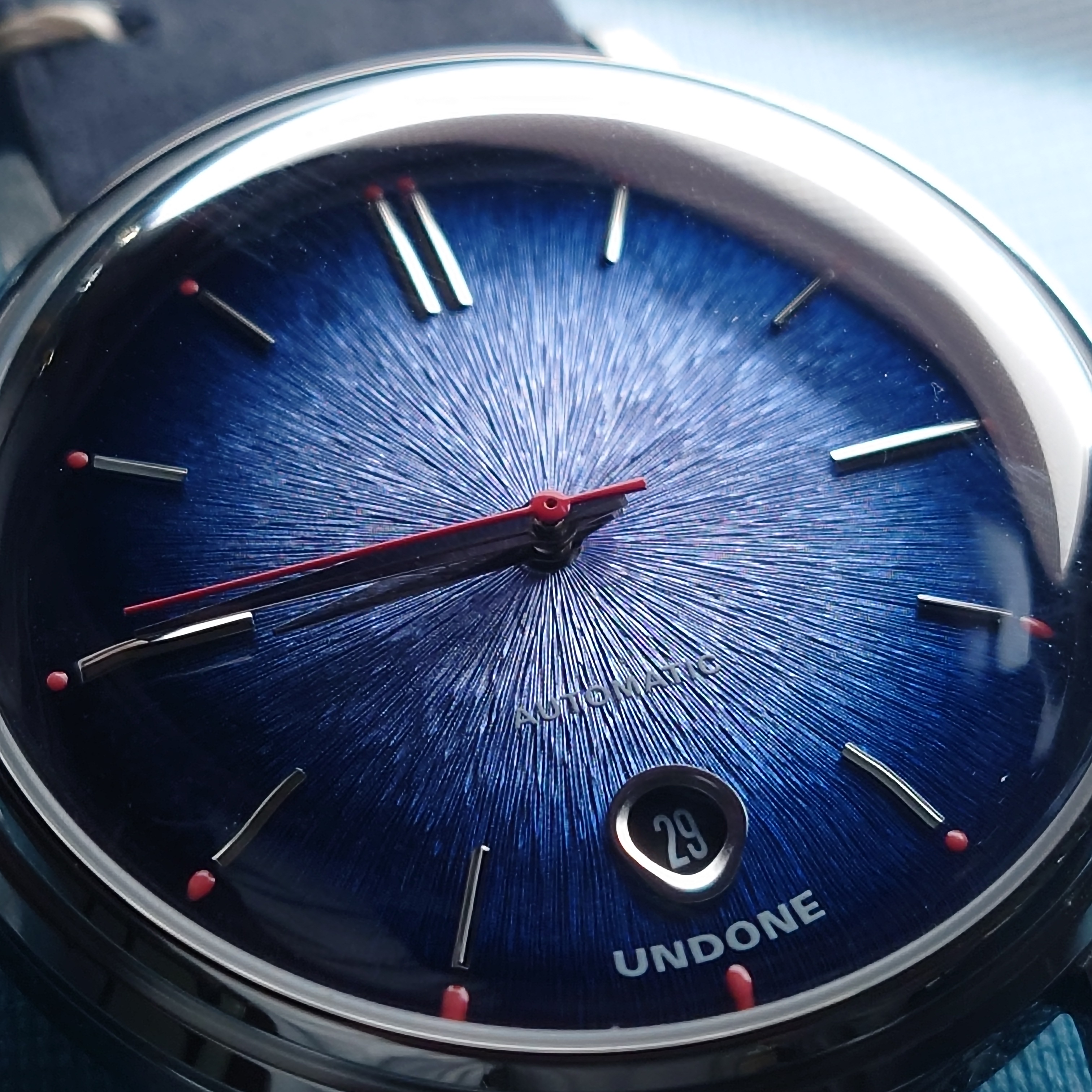 Undone 琺瑯面 Enamel Verde Automatic - URB-RTO-BLU Blue