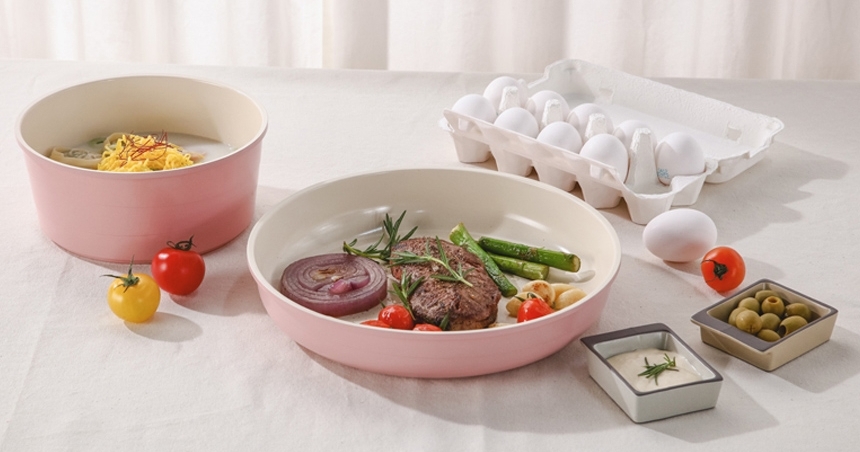 Neoflam - Midas Plus 陶瓷塗層鍋 3件套裝  (適用於電磁爐)