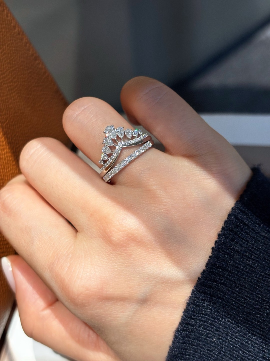 18K Lab Diamond Ring 