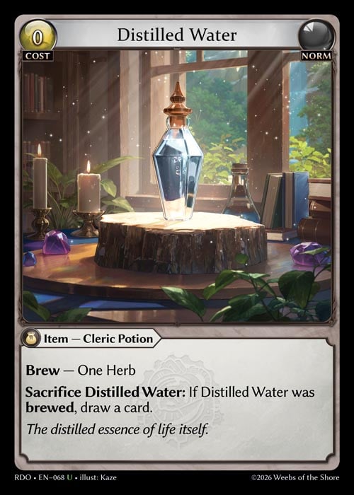 Foil - Distilled Water / RDO-068 (U)