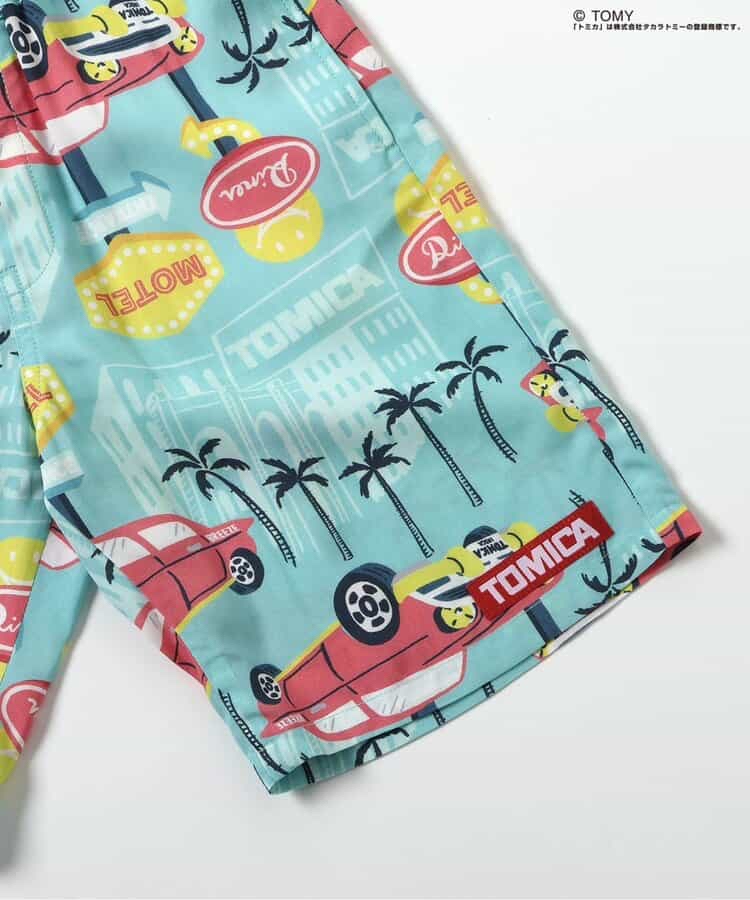 🇯🇵預訂 日本直送🇯🇵Breeze x Tomica系列兩色椰樹車車滿印夏威夷風七分褲