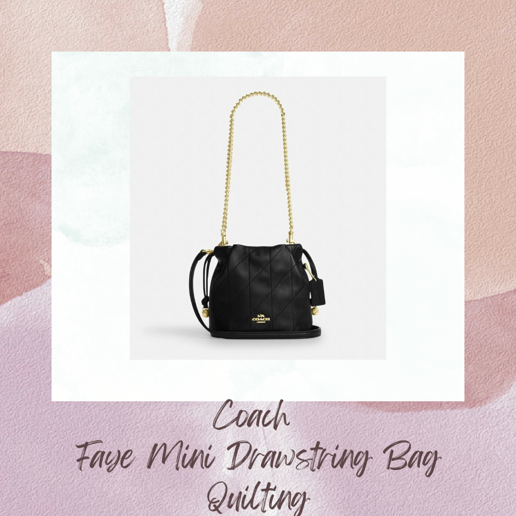 Coach Faye Mini Drawstring Bag Quilting (CDB69)