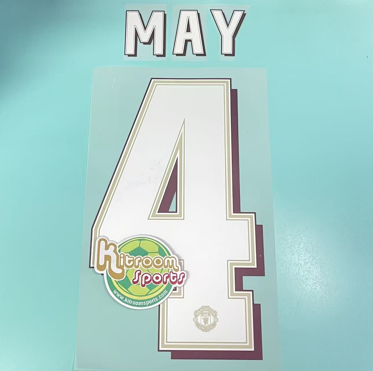 2019-20 Manchester United Home UCL Nameset #4 MAY