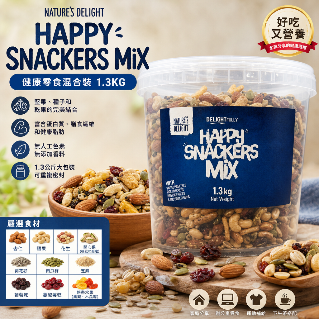 澳洲Costco Nature's Delight Happy Snackers Mix 1.3KG
