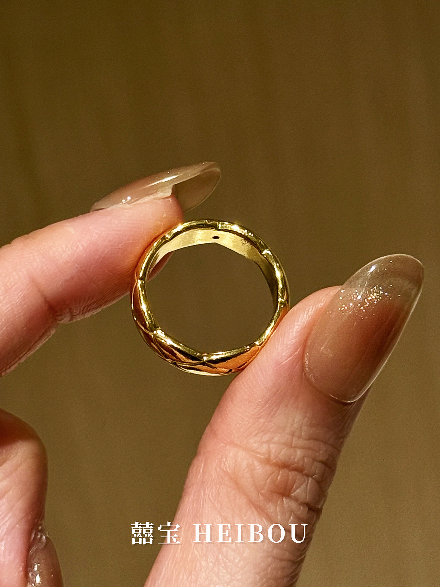 【无氢5D】菱格小香戒指