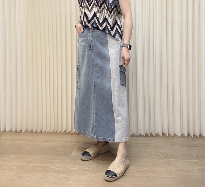 歐洲牛仔拼布裙 M614 MPL6163479