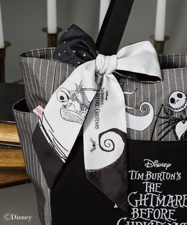 🌸 【預訂】Jack and Sally scarf - Maison de FLEUR x The Nightmare Before Christmas