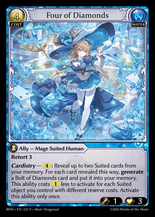 Four of Diamonds / RDO-223 (R)