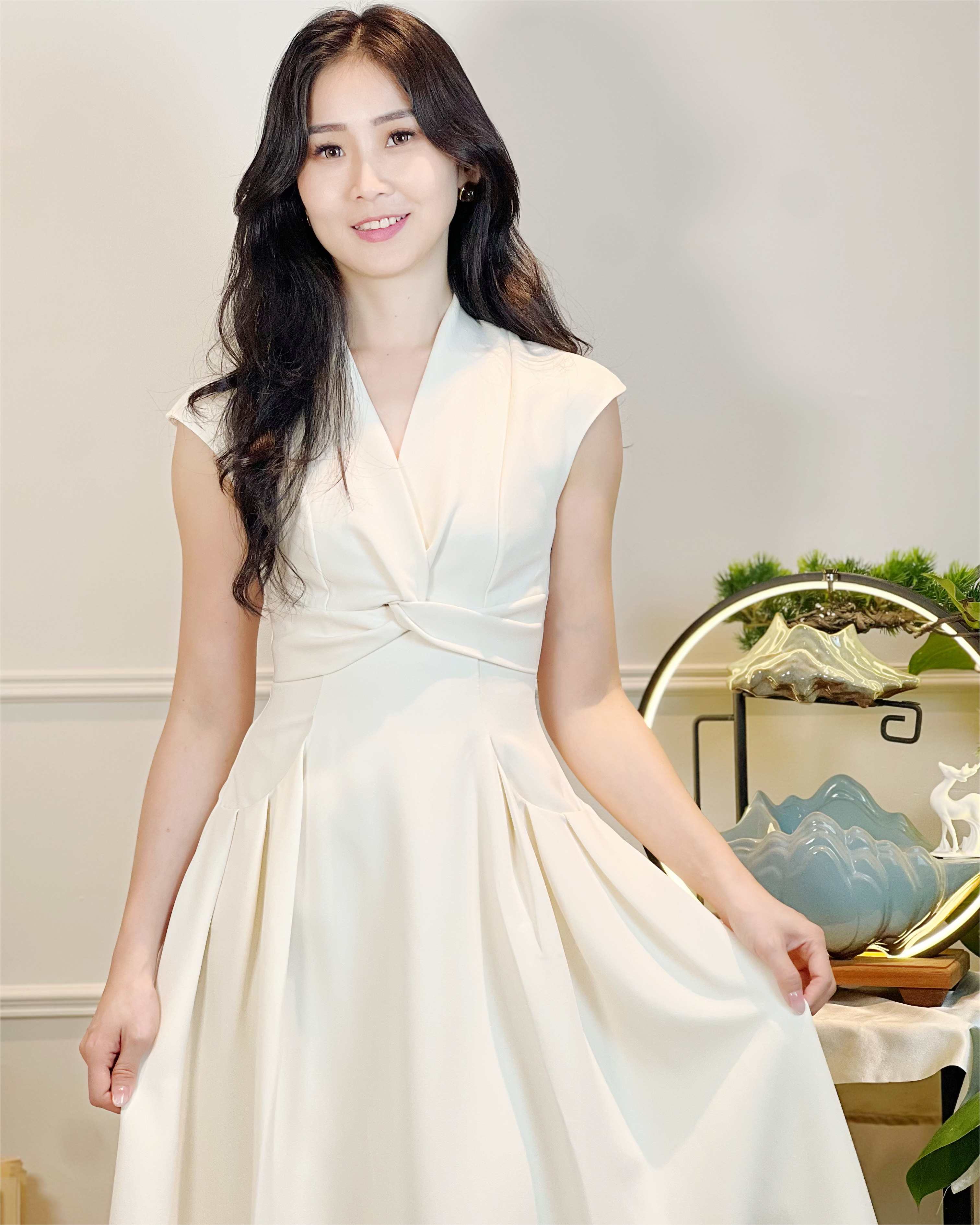 5092 Elena Grace Midi Dress