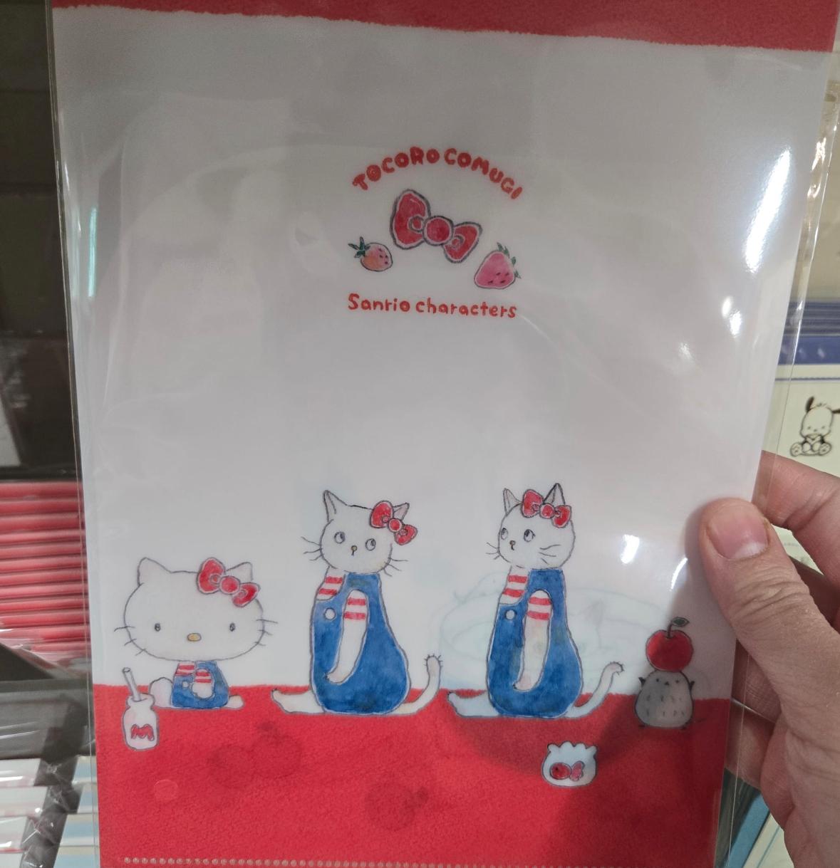 TOCOROCOMUGI Hello Kitty A5 FILE 草莓款