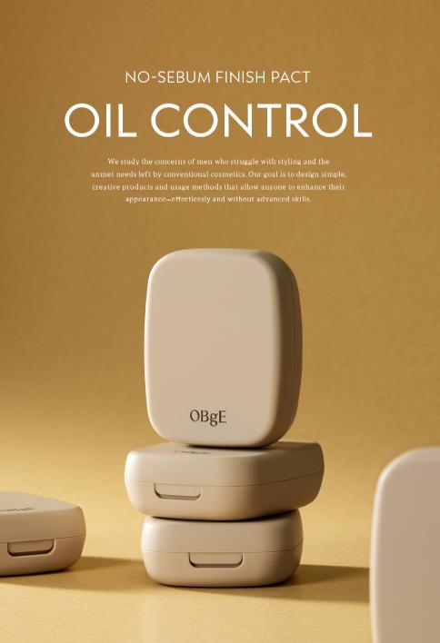 𝙾𝙱𝚐𝙴 Oil Control Finisher清爽吸油粉餅5g