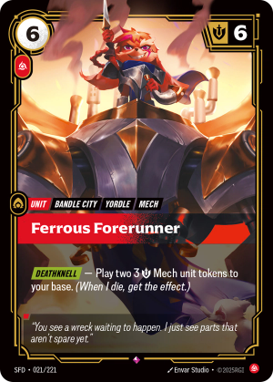 Spiritforged - Rare - Fury Rune (Set 2)