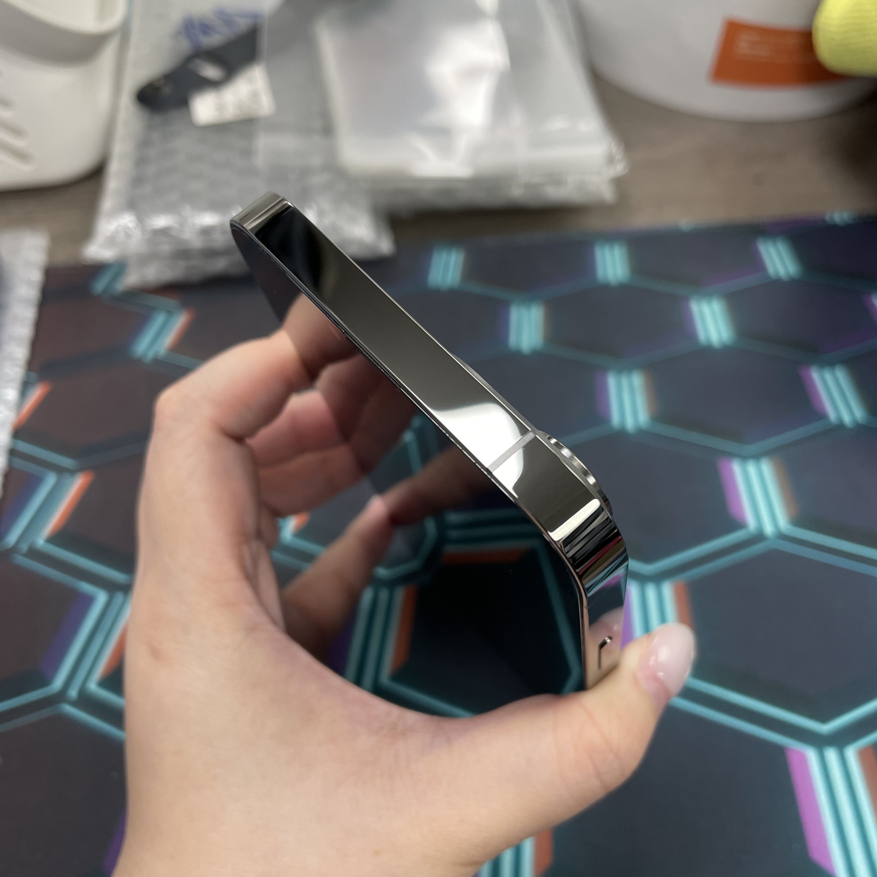 *6587 13 Pro max 完美機 128GB 電100 黑色 black