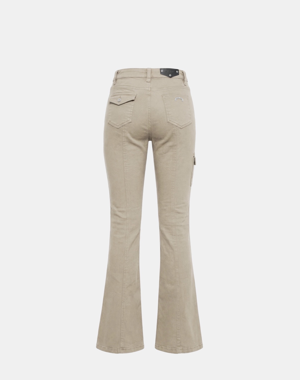 BADBLOOD新款[w-pts26-090] 110 Low-Rise Cargo Bootcut Pants - Beige