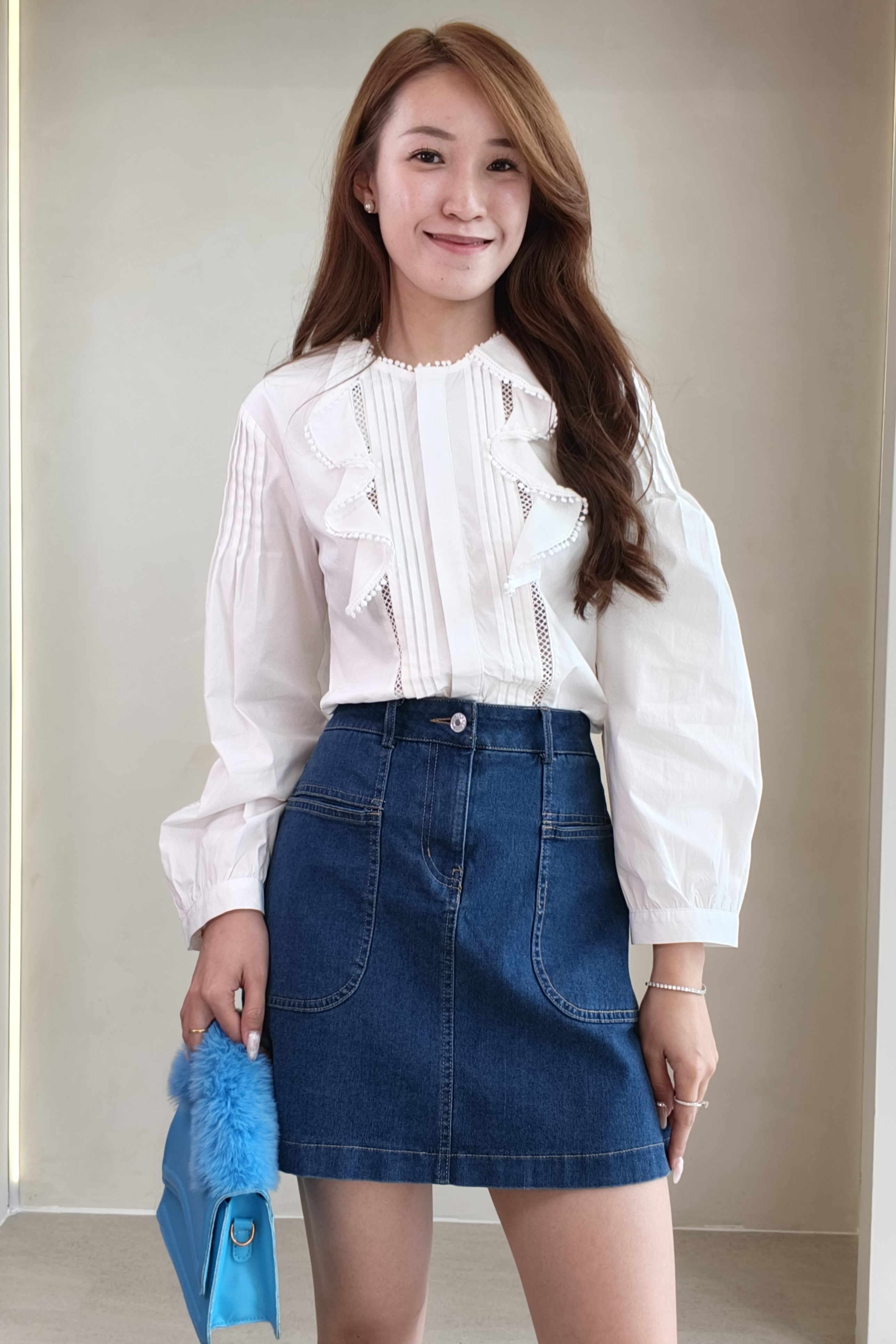 CB2739 French Ruffle Top