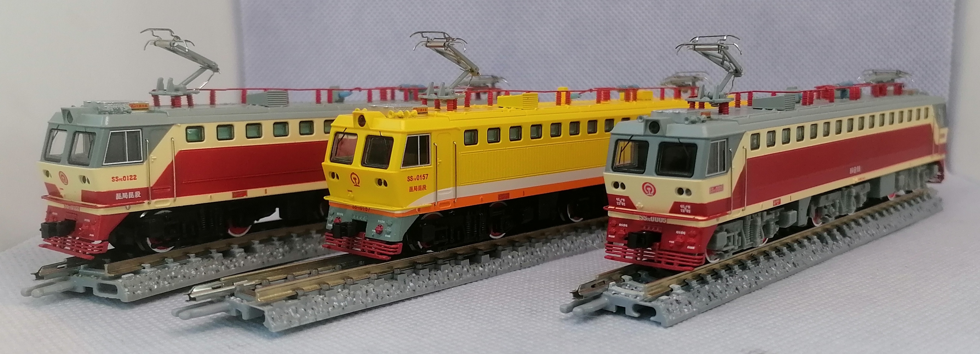 中國電力機車韶山7C N比例 1：160 (三款可選）