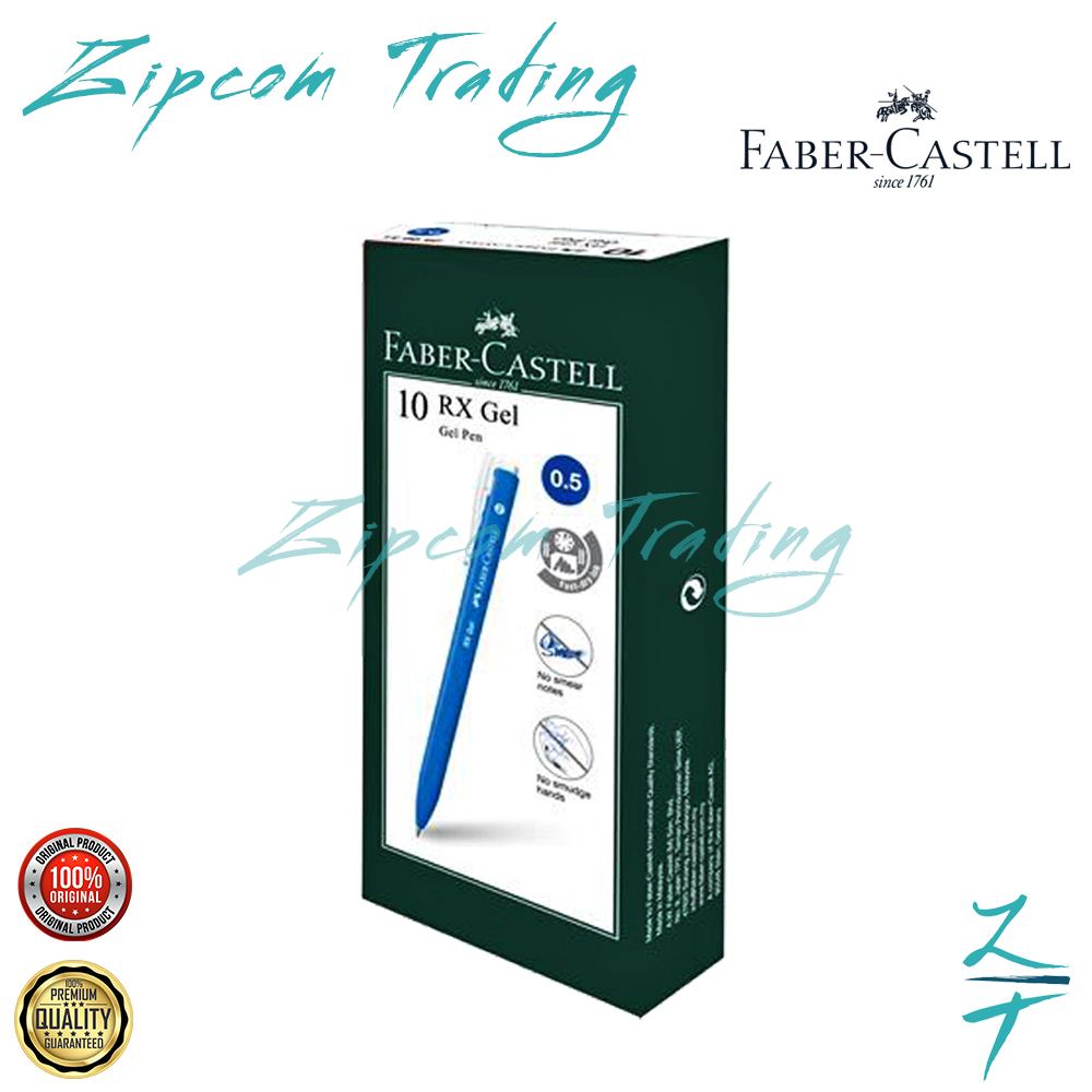 Faber Castell Rx Gel Pen (1 Box - 10pcs)