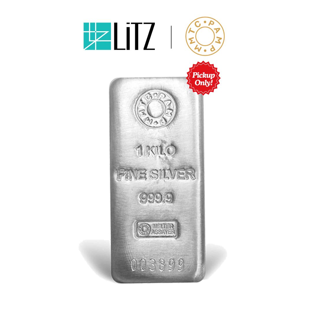 [ 1 KG ] LITZ MMTC-PAMP Fine Silver Bar (999.9) PSB002