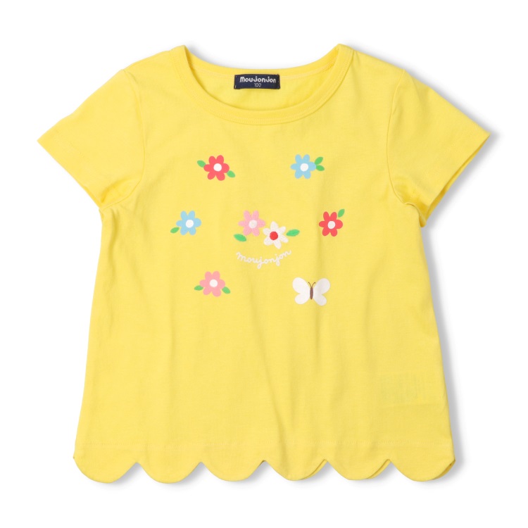 🔥 限時特價中 🔥🆕【⭐訂購⭐】🌀 🇯🇵 日本直送🇯🇵 花卉印花刺繡 扇形下擺 短袖TEE［3款選］🌀 [ELEA-0264][260630]