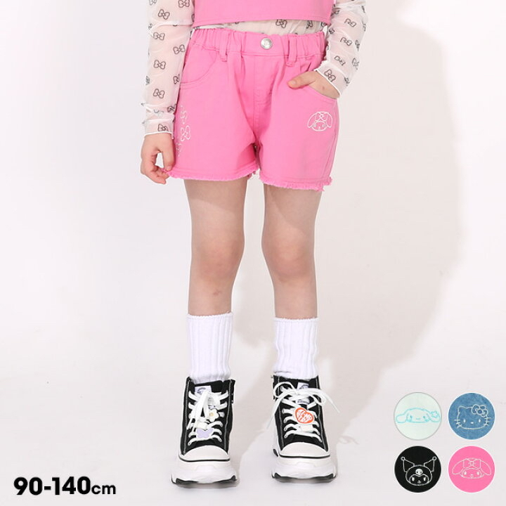 🇯🇵預訂 日本直送🇯🇵Babydoll x Sanrio系列四色人物刺繡牛仔短褲