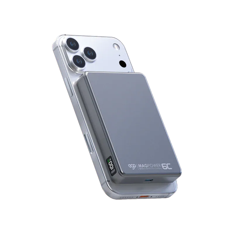 香港行貨 1年保養 EGO MagPower 6C @ 45W & QI2.2 10000mAh 外置電 新一代最強速度 外置電 MagPower 6C @ 45W & Qi2.2 10000mAh battery 45W PD | QI2.2認證 |   CCC認證 | QI2.2認證 | 世界最薄45W PD & QI2.2外置電 